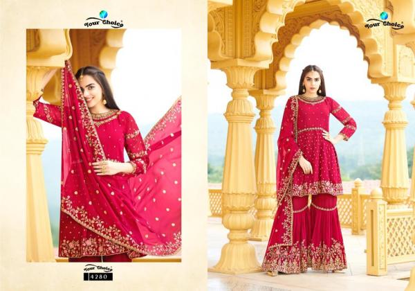 Your Choice Zaraa Hit Georgette Wear Designer Salwar Suits